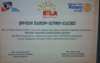 RAYLA ( Rotry Yarının Liderlerini Arıyor ) Projesi