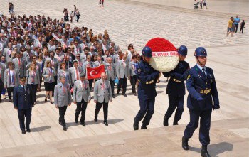 29 EKİM CUMHURİYET BAYRAMI ANITKABİR ZİYARETİ