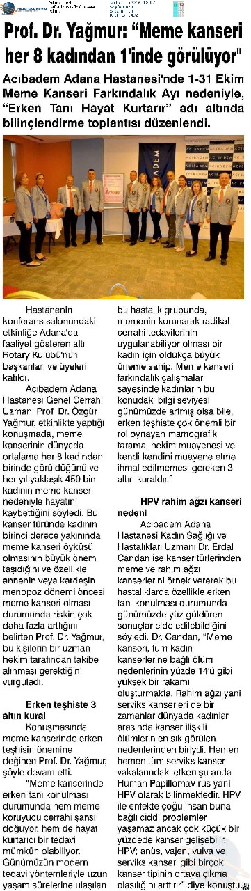 Erken Tanı Hayat Kurtarır