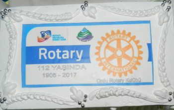 ROTARYNİN KURULUŞUNUN 112 YILDÖNÜMÜNÜ KUTLADIK