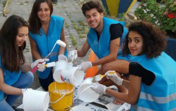 Sinop Diyojen Interact Kulübü, sokak hayvanlarına su kabı hazırlama
