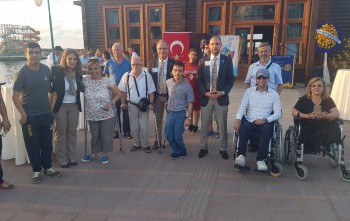 İLKADIM ROTARY KULUBU ENGELLILER KAMPINA BIR KISI İLE KATILDIK