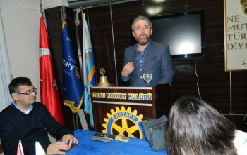 ORDU ROTARY KULÜBÜNÜN KONUŞMACI KONUĞU SN. HİKMET PALA