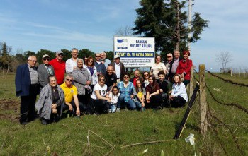 SAMSUN ROTARY KULUBU INTACTLARIMIZ İLE AĞAÇ DİKME ETKLINLIĞI YAPTIK