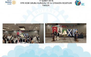 IYFR hobi grubuna 24 üyemiz kaydoldu ve Charter töreni yapıldı.