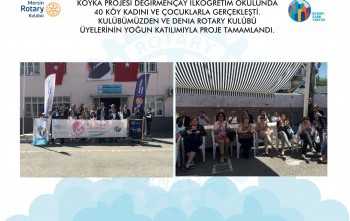 Köyka projesi Değirmençay Köyünde gerçekleştirildi. İspanya Denia Rotary Kulübü etkinliğimize katıldı.