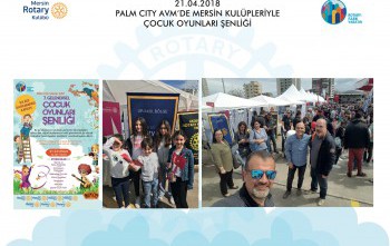 Mersin Kulüpleriyle ortak Çocuk Şenliği düzenledik.