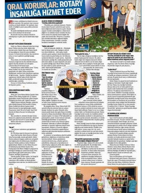 ADANA GÜNEY ROTARY KULÜBÜ ADANA HUZUR EVİ ZİYARETİ