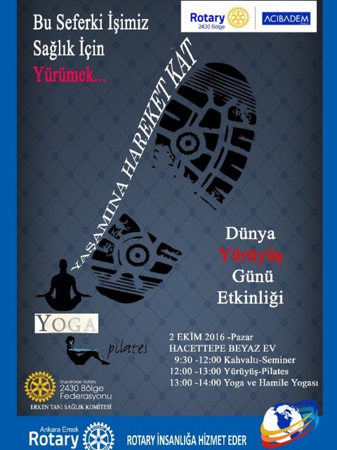 Dünya Yürüyüş Günü Etkinliği
