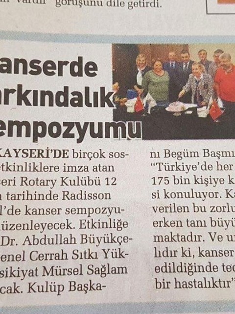 KAYSERİDE "ERKEN TANI HAYAT KURTARIR" SEMPOZYUMU DÜZENLENECEK