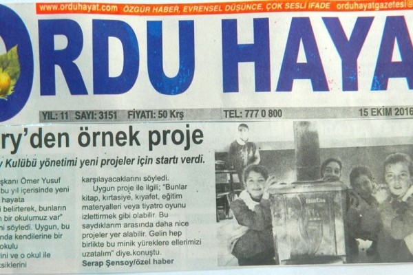 Ordu Rotary Kulübü Yerel Basında