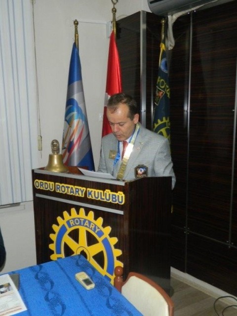 Ordu Rotary Kulübünün konuşmacı konuğu Serbest Muhasebeci Mali Müşavir Tuğrul Odabaş oldu. 