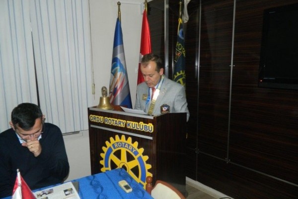 Ordu Rotary Kulübünün konuşmacı konuğu Serbest Muhasebeci Mali Müşavir Tuğrul Odabaş oldu. 