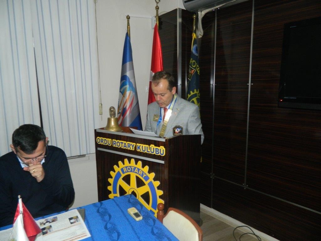Ordu Rotary Kulübünün konuşmacı konuğu Serbest Muhasebeci Mali Müşavir Tuğrul Odabaş oldu. 