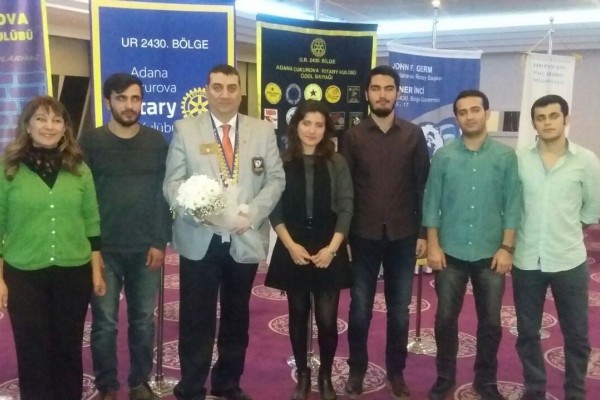 Çukurova Rotary Üyeleri Bursiyelerimizle Birlikte