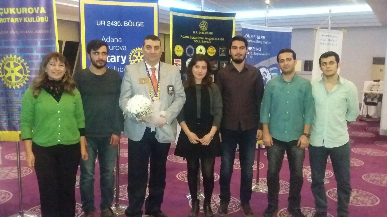 Çukurova Rotary Üyeleri Bursiyelerimizle Birlikte