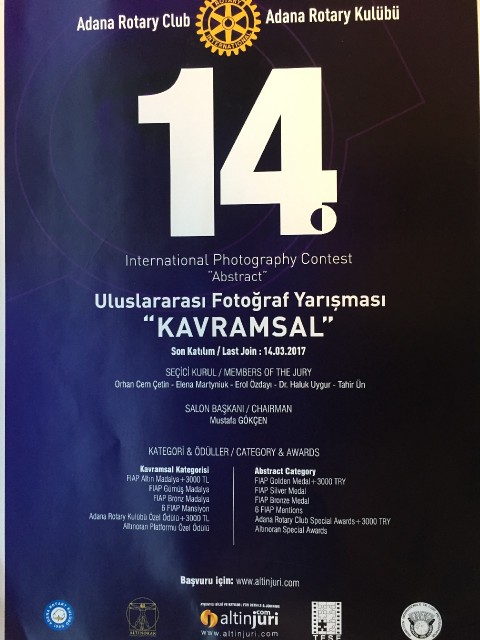 Adana Rotary Club 14th International Photography Contest