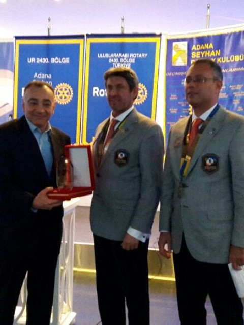 Seyhan Rotary Kulübü Meslek Hizmetleri Ödülü
