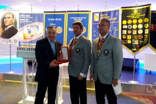 Seyhan Rotary Kulübü Meslek Hizmetleri Ödülü