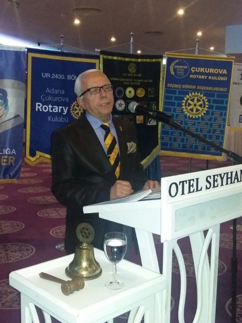Cukurova Rotary 25.Hafta konusmaci konugumuz Sayin  Ahmet Erdogdu