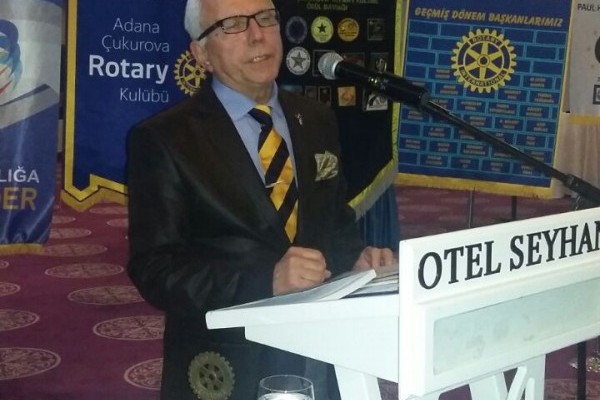 Cukurova Rotary 25.Hafta konusmaci konugumuz Sayin  Ahmet Erdogdu