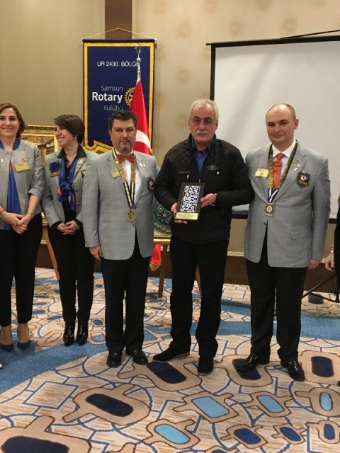 Samsun Rotary Kulübü Meslek Hizmetleri Ödülü