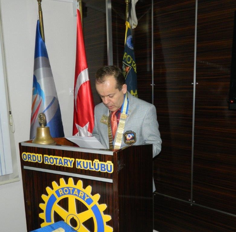 ORDU ROTARY KULÜBÜ ORDU ROTARACT KULÜBÜ İLE ORTAK TOPLANTI YAPTI.