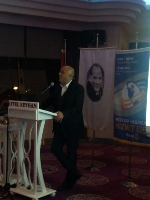 Çukurova Rotary Konuşmacı Konuğumuz Şehir Planlamacısı Enver Yılmaz