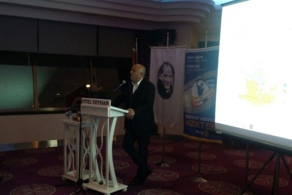 Çukurova Rotary Konuşmacı Konuğumuz Şehir Planlamacısı Enver Yılmaz