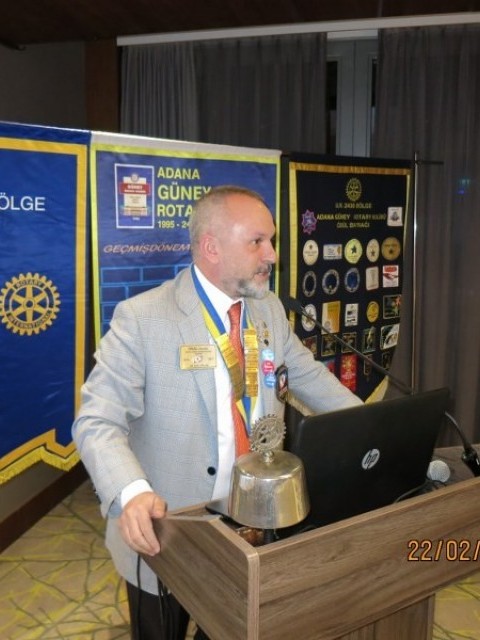 Adana Güney Rotary kulübü döneminin 30. toplantısını gercekleştirdi