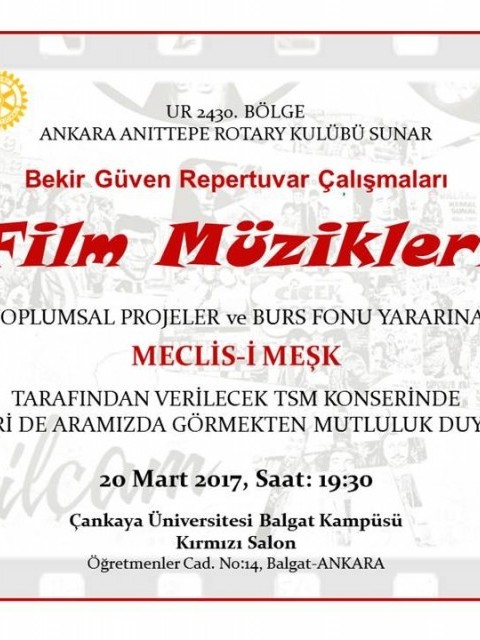 Burs Fonu Yararına Meclis-i Meşk Konseri