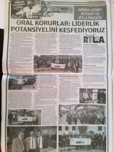 Güney Rotary Kulübü 107.RYLA organizasyonunu başarı ile tamamladı
