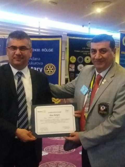 Çukurova Rotary Konuşmacı Konuğumuz İbrahim Eserce.