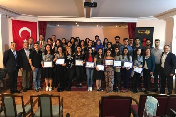 Çukurova Rotary ve Adana Rotary Öğrenci Koçluk Eğitimi sertifika Töreni