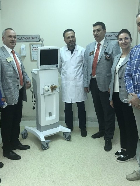 Çukurova Üniversitesine -Ventilator Bağışı