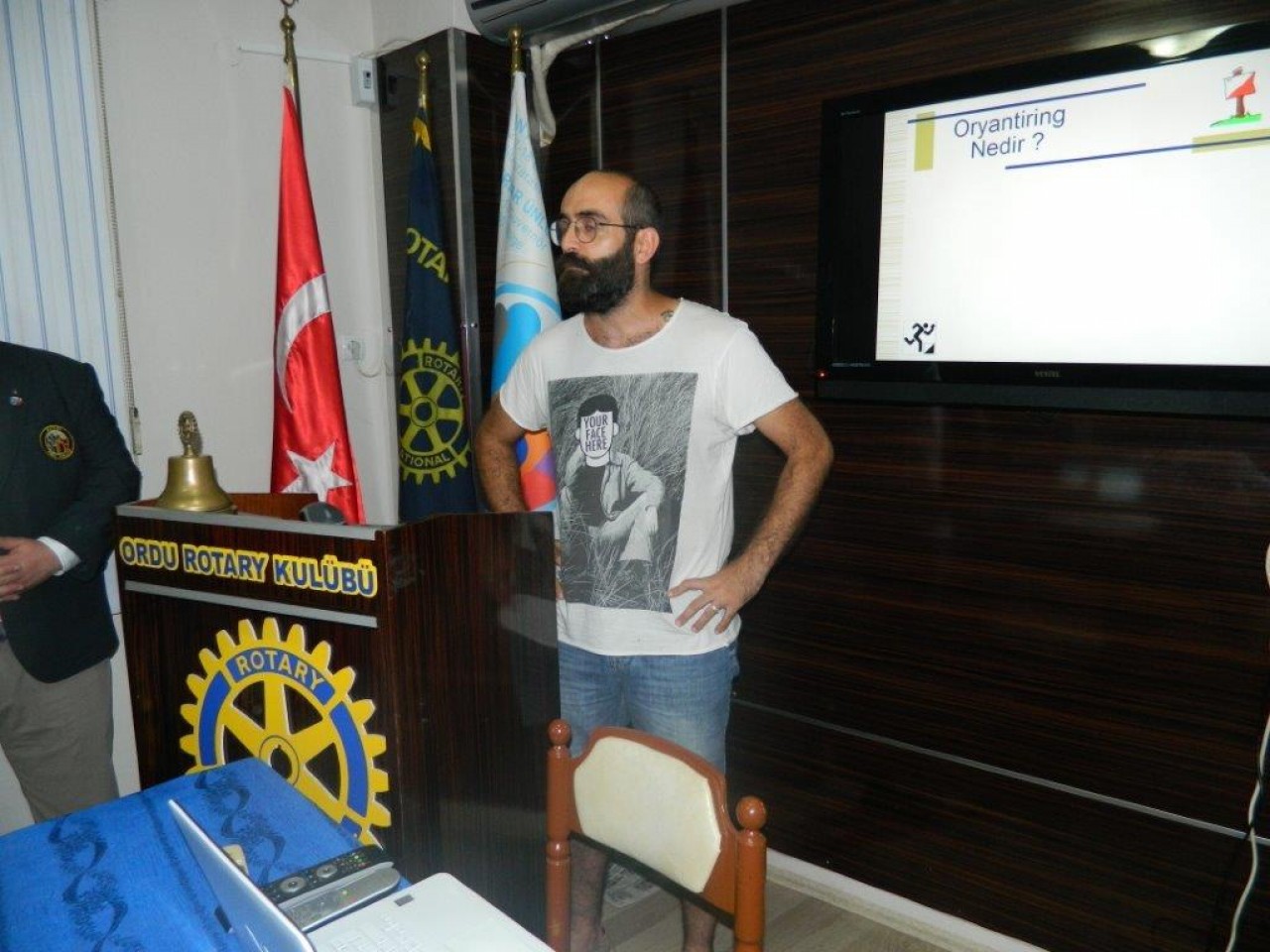 Ordu Rotary Kulübünün 1649.Toplatısının konuk konuşmacı konuğu Oryantiring il temsilcisi Sn. Cem Gündoğdu oldu.