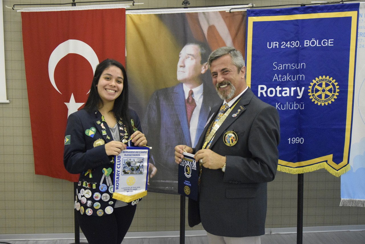 Atakum Rotary Kulübü yeni üye kabul ve Bayrak değişim töreni  