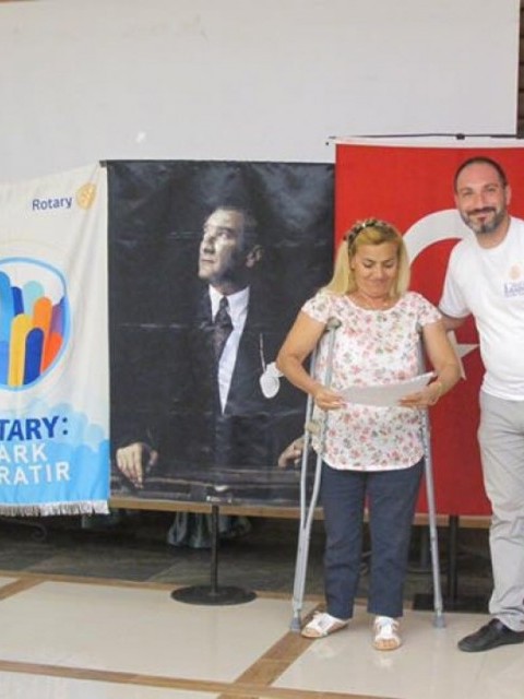 ORDU ROTARY KULÜBÜ BEDENSEL ENGELLİLER YAZ KAMPINA DESTEK VERDİK.