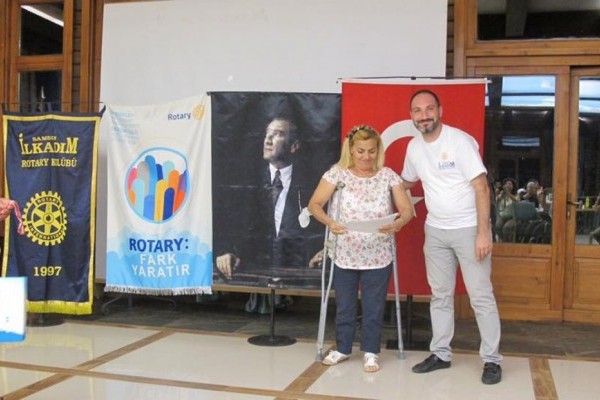 ORDU ROTARY KULÜBÜ BEDENSEL ENGELLİLER YAZ KAMPINA DESTEK VERDİK.