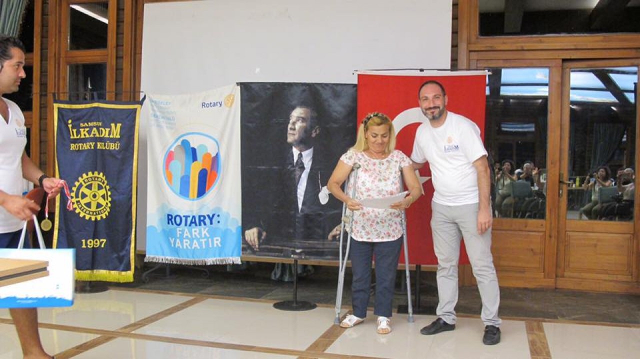 ORDU ROTARY KULÜBÜ BEDENSEL ENGELLİLER YAZ KAMPINA DESTEK VERDİK.