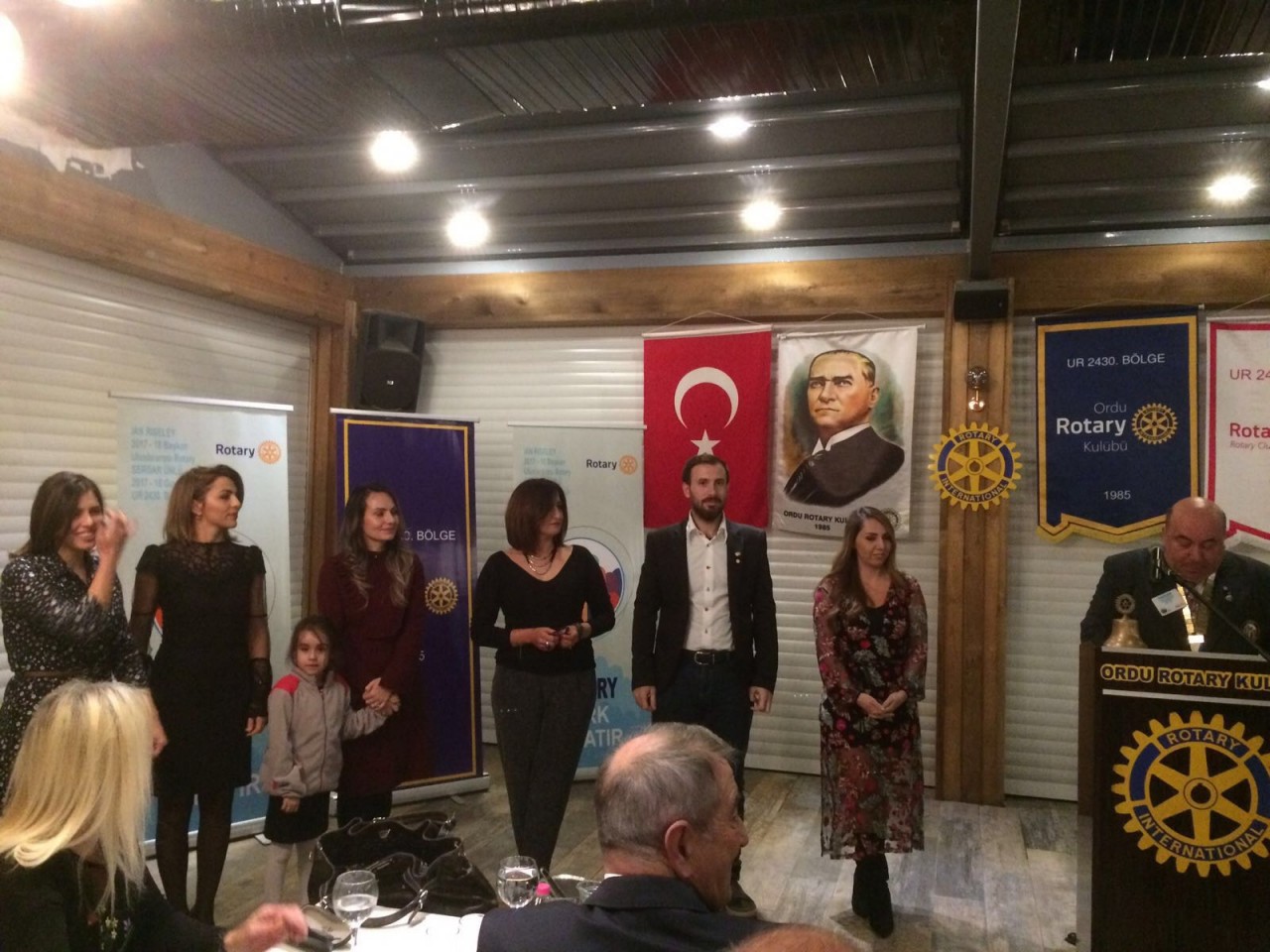 32 YILLIK ORDU ROTARY KULÜBÜNE İLK KEZ BAYAN ÜYE KAYDOLDU.