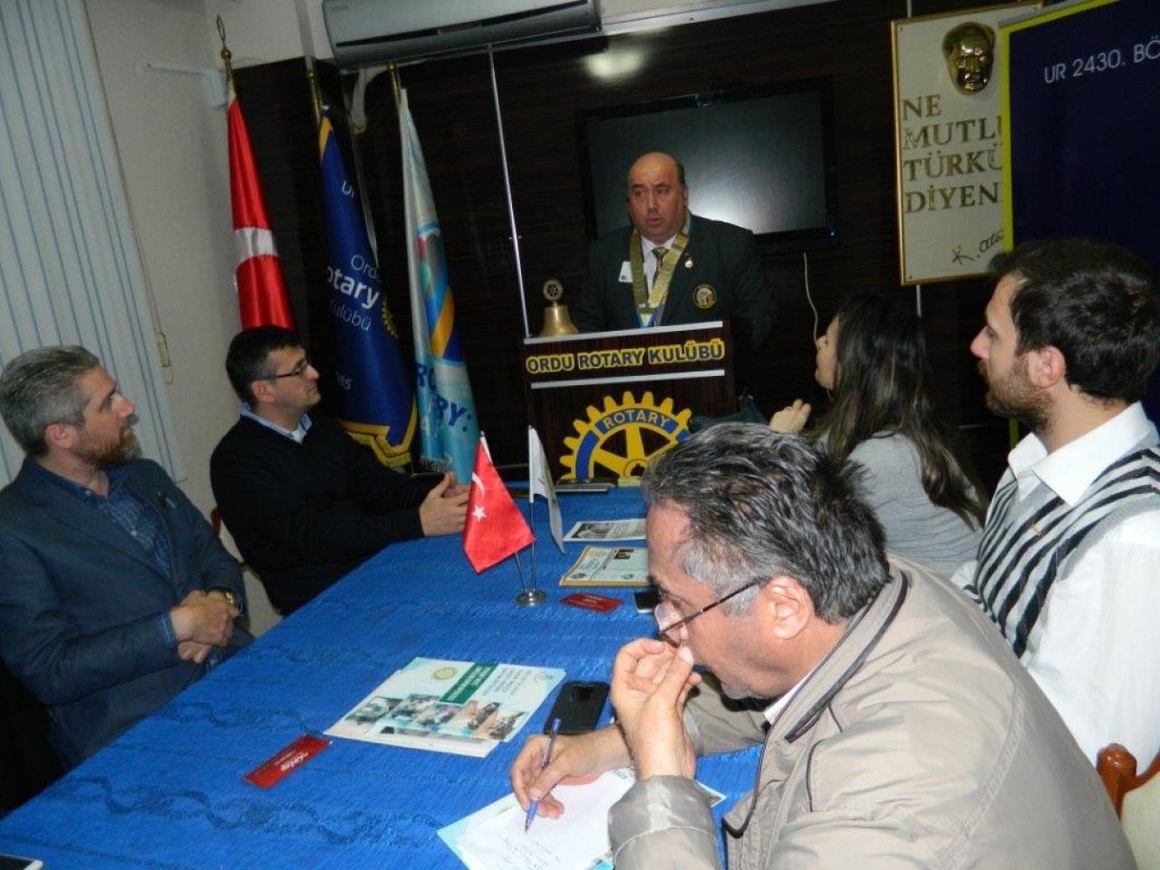 ORDU ROTARY KULÜBÜNÜN KONUŞMACI KONUĞU SN. HİKMET PALA