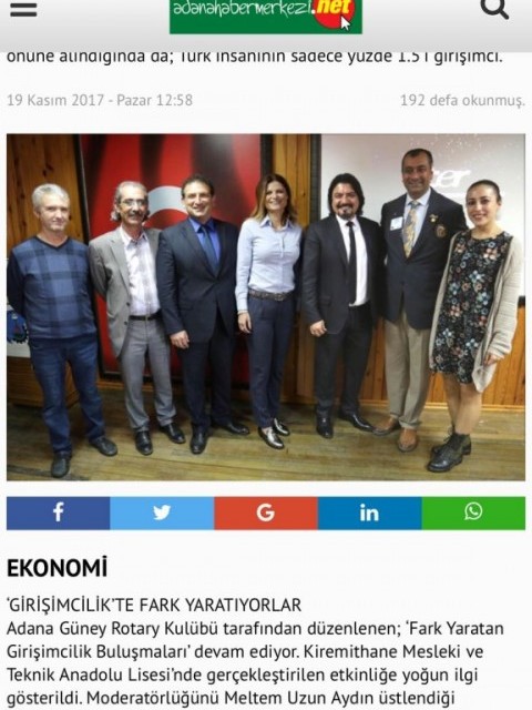 girişimcilik eğitimi - basın haberi