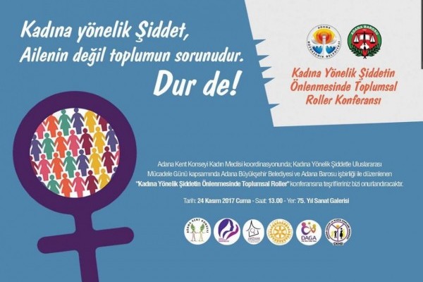 kadına şiddete dur de