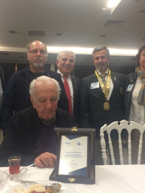 Atakum Rotary Kulübü Meslek Hizmet Ödülü