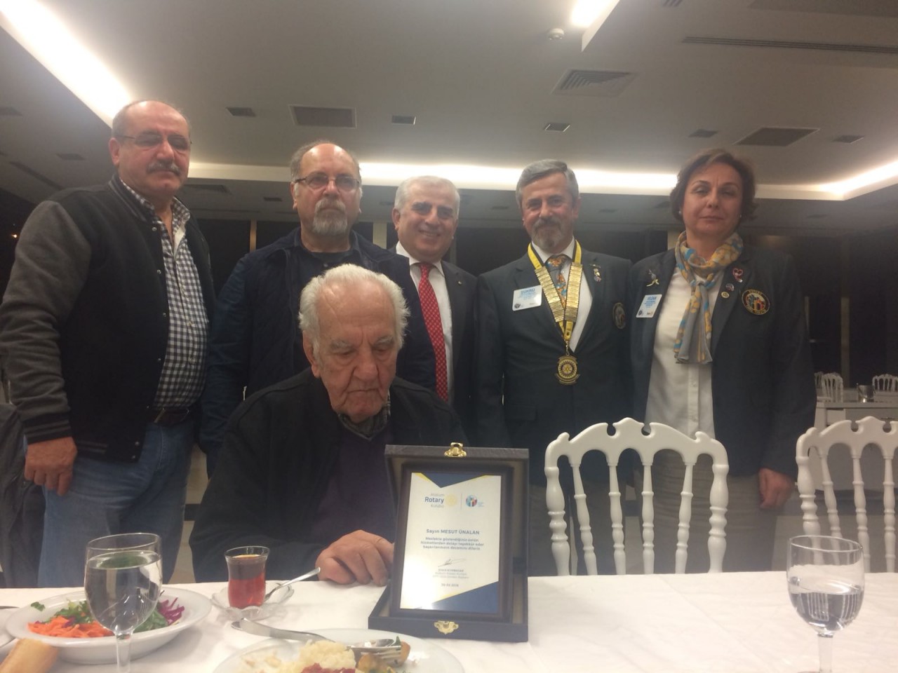 Atakum Rotary Kulübü Meslek Hizmet Ödülü