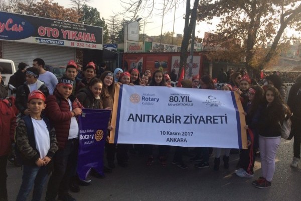 Atakum Rotary Kulübü 10 Kasım Atatürk'ü Anma etkinlikleri