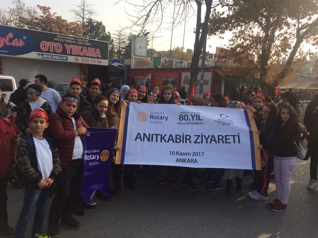 Atakum Rotary Kulübü 10 Kasım Atatürk'ü Anma etkinlikleri