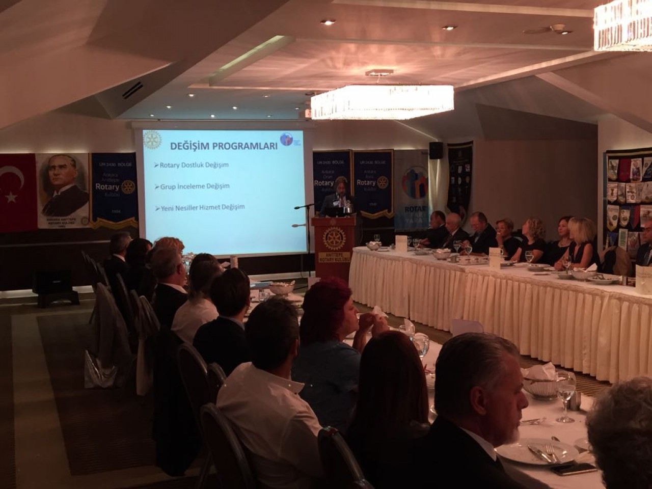 Ankara Oran Rotary Kulübü - Anıttepe RK ev sahiplğinde ortak toplantı- Rotary Bilgileri Komitesi- 25.09.2017