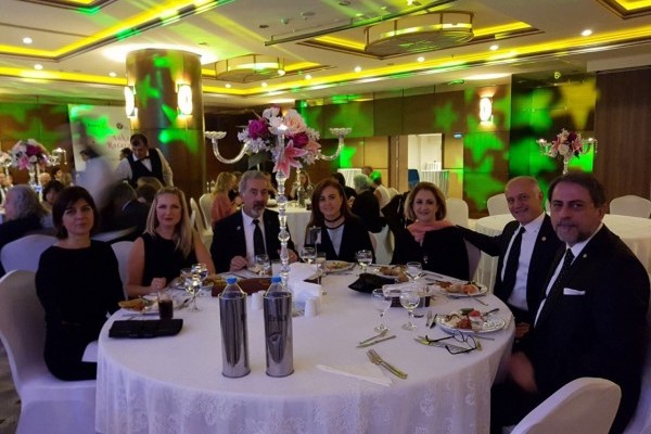 Ankara Oran Rotary Kulübü - İncek Rotaract Kulübü kuruluş balosuna katılım -  11.11.2017
